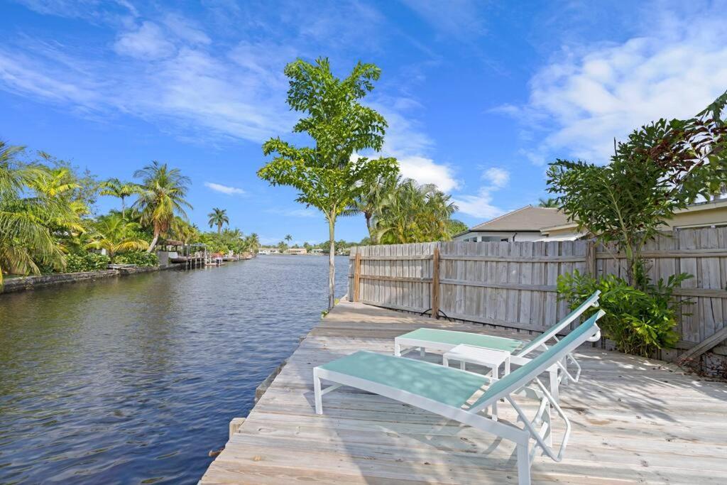 Waterfront-Heated Pool-Mini Golf-Game Room-2Mi Beach Fort Lauderdale Exterior foto