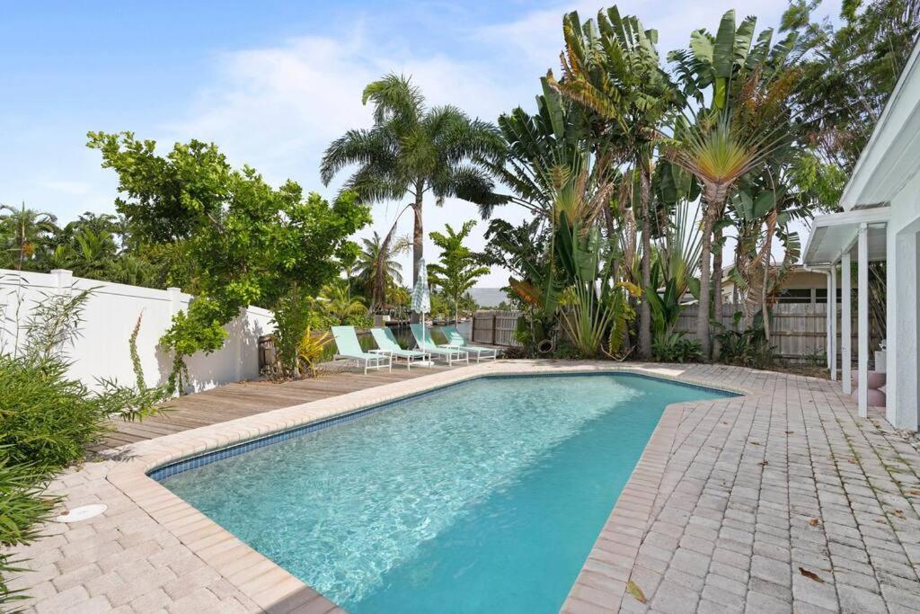 Waterfront-Heated Pool-Mini Golf-Game Room-2Mi Beach Fort Lauderdale Exterior foto